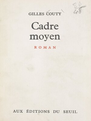 cover image of Cadre moyen